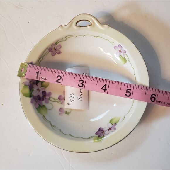 Hand Painted Nippon Candy/Nut Bowl - Picture 6 of 6